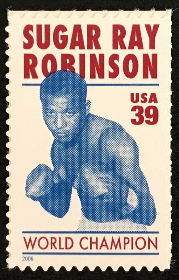 2006 Sugar Ray Robinson Single 39c Postage Stamp - MNH, OG - Sc# 4020 - CX835a