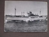1960 Italy Photo Postcard - Ship "Italia" From Navigation Society (UU38)