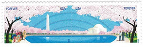 2012 Cherry Blossoms Strip of 2 Forever Stamps - Scott 4651-4652