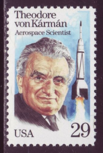 1992 Theodore Von Karman Single 29c Postage Stamp - MNH, OG - Scott 2699