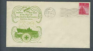 VEGAS - 1943 Submarine USS Dentuda Keel Laid Spader Cover - Groton - FH174