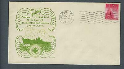 VEGAS - 1943 Submarine USS Dentuda Keel Laid Spader Cover - Groton - FH174