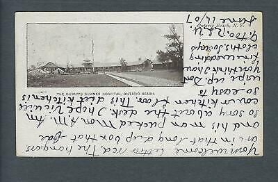 VEGAS - 1907 Photo Postcard Ontario Beach, NY - Infants Summer Hospital - FD368