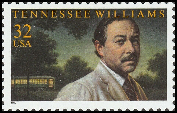 1995 Tennessee Williams Single 32c Postage Stamp - Sc# 3002 - MNH, OG - CWA11a