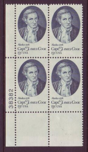 1978 Captain James Cook Plate Block Of 4 13c Postage Stamps - MNH, OG - Sc# 1732 - CX336