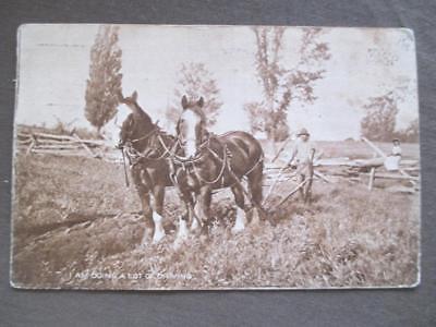 1911 USA Photo Postcard - Doing A Lot Of Driving - Early Automobile Ref. (UU127)