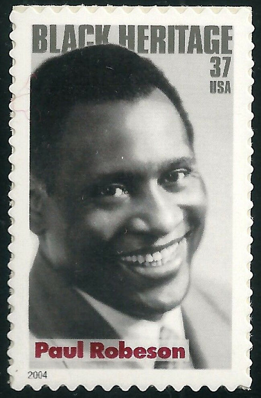 2004 Paul Robeson Single 37c Postage Stamp - Scott3834 - MNH - CX789