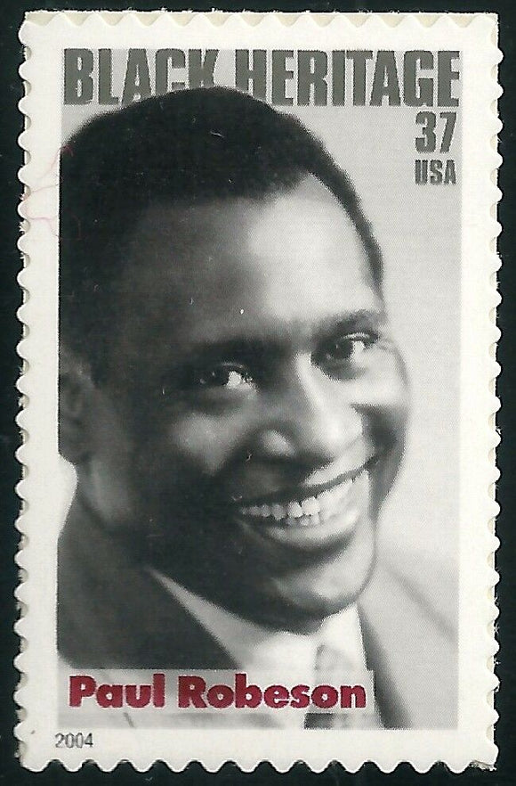 2004 Paul Robeson Single 37c Postage Stamp - Sc#3834 - MNH - CX789