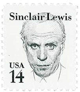 1985 Sinclair Lewis Single 14  Postage Stamp  -  Sc# 1856  -  MNH,OG