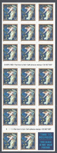 1995 Christmas Midnight Angel Booklet Of 20 32c Postage Stamps - Sc# 3012a - DG110