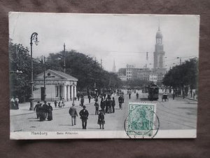 1909 Germany Photo Postcard - Hamburg Belm Millerntor Street Scene (VV67)