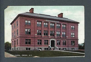 VEGAS - Posted 1908 Oneida, NY High School Postcard With Message - FE435