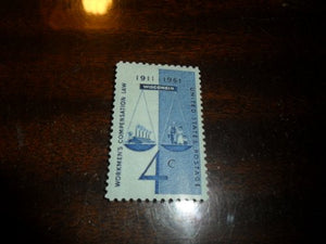 1961 Workmen's Compensation Law Single 4c Postage Stamp  - Sc#1186 -  MNH,OG