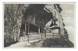 Vintage Switzerland Real Photo Postcard - Wildkirchli (PP48)