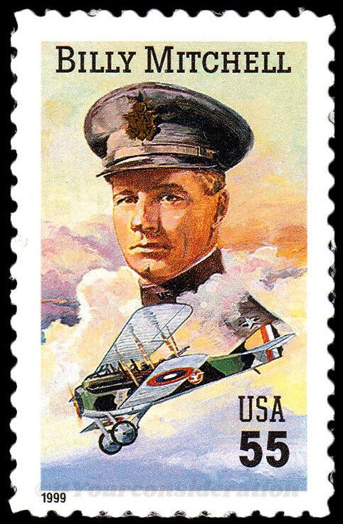 1999 General Billy Mitchell Single 55c Postage Stamp - Sc# 3330 - MNH - CX806