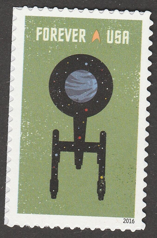 2016 Star Trek 50th Anniversary Single "Forever" Postage Stamp - Scott5134 - DR162c