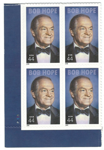 2009 -Bob Hope Block Of 4 44c Postage Stamps - Scott# 4406 - MNH, OG - DC132
