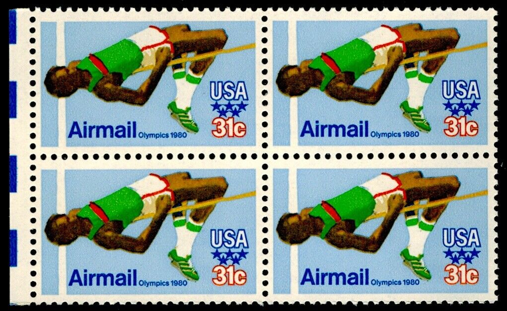 1979 - Olympics Block Of 4 31c Postage Stamps - Airmail-Scott C97- MNH, OG - CW295