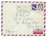 1967 French Reunion To France With Overprints Cover - (YY103)