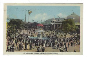 1936 Canada Postcard - Toronto Exhibition - Gooderham Fountain (ZZ77)