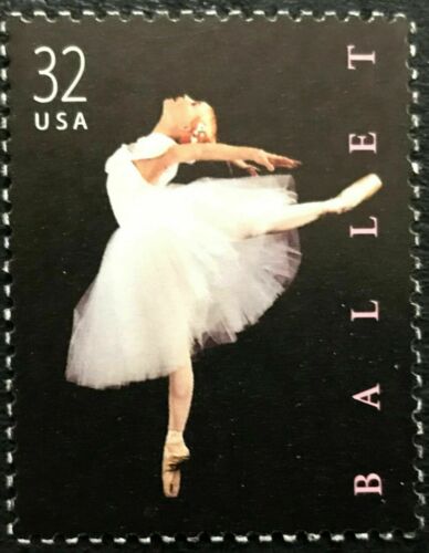 1998 American Ballet Single 32c Postage Stamp - Sc# 3237, MNH, - CW357b