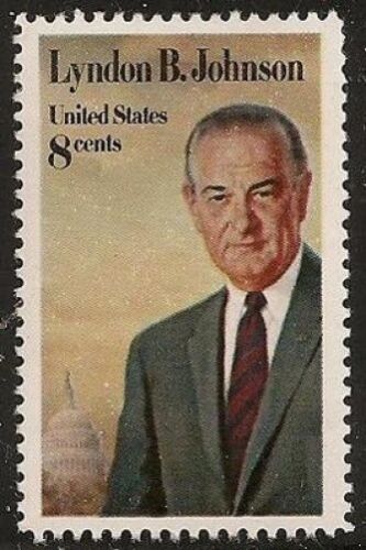 1973 President Lyndon Johnson Single 8c Postage Stamp - MNH, OG - Scott 1503