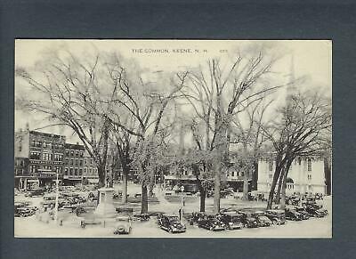 VEGAS - Posted 1943 Keene, NH - "The Common" Postcard - FE455
