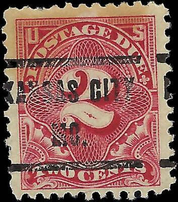 VEGAS - 1917 Sc# J62 Postage Due With Kansas City Overprint - Centering! - EO11