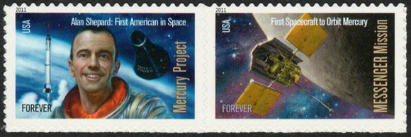 2011 Space Firsts Connected Pair of 