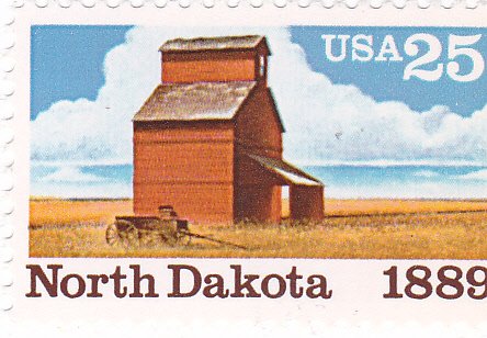 1989 North Dakota Statehood  Single 25c Postage Stamp  - Sc# 2403 -  MNH,OG