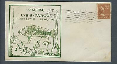 VEGAS - 1943 Submarine USS Pargo Launch Dennis Cover - Groton - FJ115
