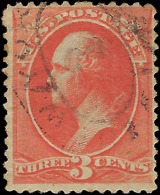 VEGAS - 1887 Washington - Scott214 - Used - Nice Rose Color