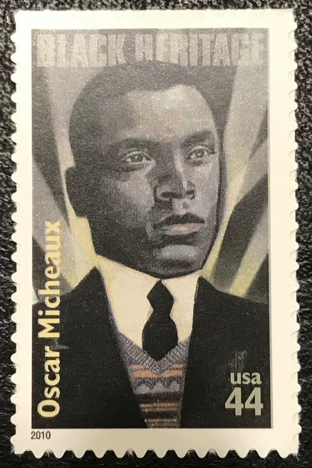 2010 Oscar Micheaux Single 44c Postage Stamp - Scott 4464 - DR157