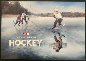 2017 History Of Ice Hockey Pair Of "Forever" Postage Stamps Souvenir Sheet - MNH, OG - Sc# 5253c