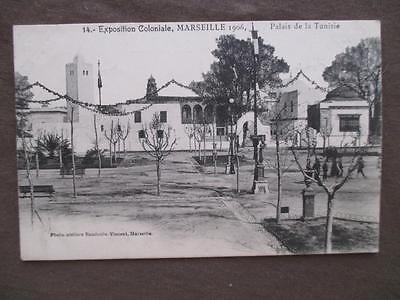 Probably 1906 Marseille Colonial Expo Photo Postcard - Tunisia Palace (VV46)