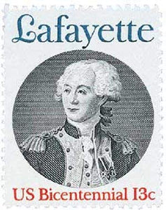 1977 Marquis de Lafayette Bicentennial 13c Postage Stamp  - Sc# 1716 -   MNH,OG