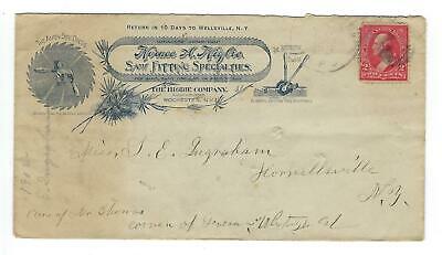 VEGAS - 1902 Higbie Saw Fitting Specialists, Rochester, NY Nice Ad Cover - FF140