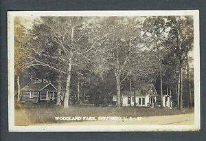 VEGAS - Vintage Photo RPPC Postcard "Woodland Park, Shepherd, US 27" - FD311