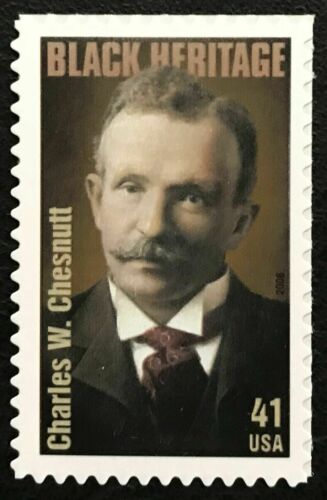 2008 - Charles Chesnutt Single 41c Postage Stamp - Scott 4222 - MNH, OG - DC104a4