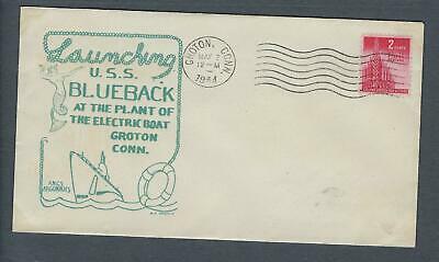 VEGAS - 1944 Submarine USS Blueback Launch Spader Cover - Groton - FH118