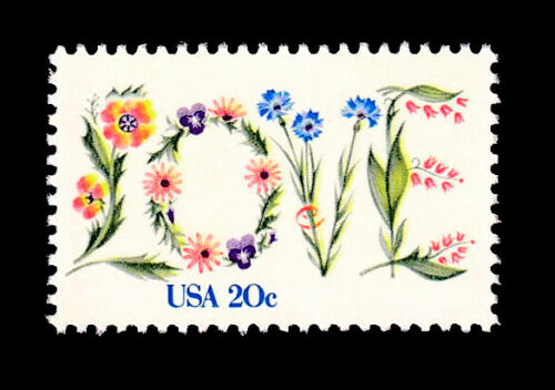 1982 Love Single 20c Stamp - MNH, OG - Scott# 1951 - CX897b
