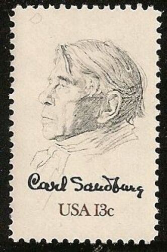 1978 Carl Sandburg Single 13c Postage Stamp - Scott 1731 - MNH - CW447a