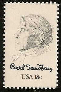 1978 Carl Sandburg Single 13c Postage Stamp - Sc# 1731 - MNH - CW447a