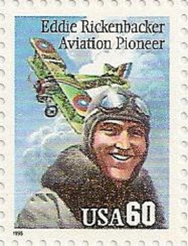 1995 Eddie Rickenbacker Single 60c Postage Stamp - MNH, OG - Sc# 2998
