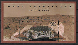 1997 Space Mars Pathfinder $3 Stamp Sheet - MNH, OG - Sc# 3178 - (CW66)