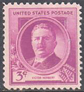 1940 Victor Herbert Single 3c Postage Stamp - Sc# 881  -  MNH,OG - CX451