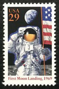 1994 USA Moon Landing Single 29c Postage Stamp - Sc# 2841 - MNH - CW372a