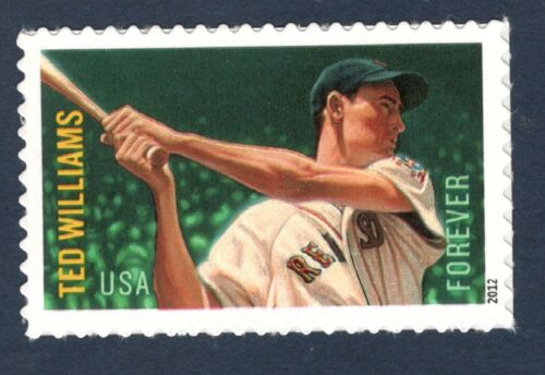 2012 Ted Williams Single Forever Postage Stamp - Sc# 4694 - DR155a