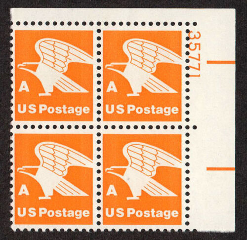 1978 Eagle A Plate Block Of 4 15c Postage Stamps - MNH, OG - Sc# 1735 - CX335