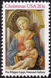 1984 Madonna & Child by Fra Flippo Single 20c Postage Stamp - Sc# 2107 - MNH - CW430b